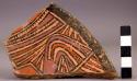 4 selected polychrome potsherds