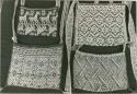 Shoulder bags of hand-woven wool