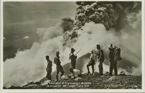 Clyde G. Williams' excursion to Acatenango during the eruption of Fuego volcano
