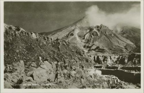 Eruption of Santa Maria volcano