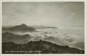 View from the Tacana with volcanoes Tajumulco and Santa Maria