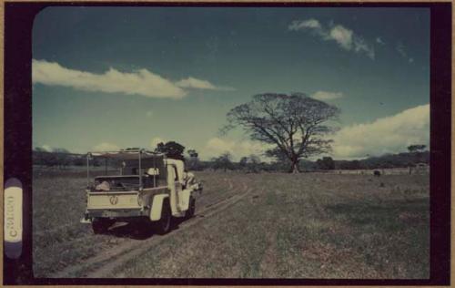 Truck on road