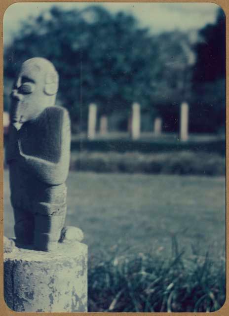 Stone statue in Palmar park