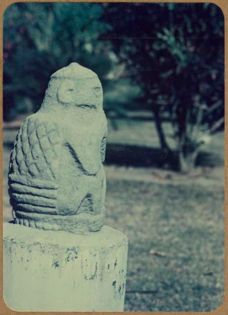 Stone statue in Palmar park