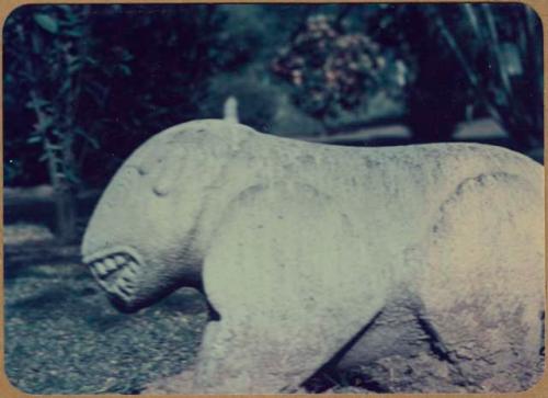 Stone sculpture in Palmar park