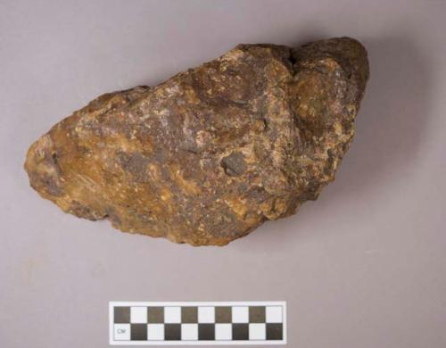 Chipped stone hand axe