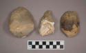 Flint hand axes and bifaces