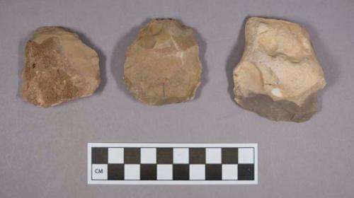 Flint cores and bifaces