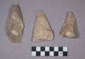 Flint biface points