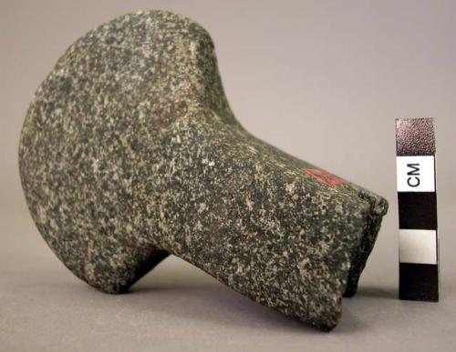Broken granite hammer