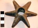 Copper club head in form of six-pointed star
