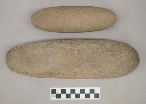 Ground stone, pestles