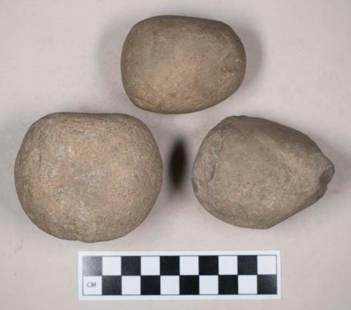 Ground stone, hammerstones