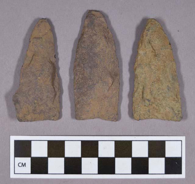 Chipped stone, projectile points, lanceolate and stemmed – Objects ...