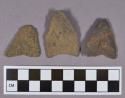 Chipped stone, projectile points, triangular