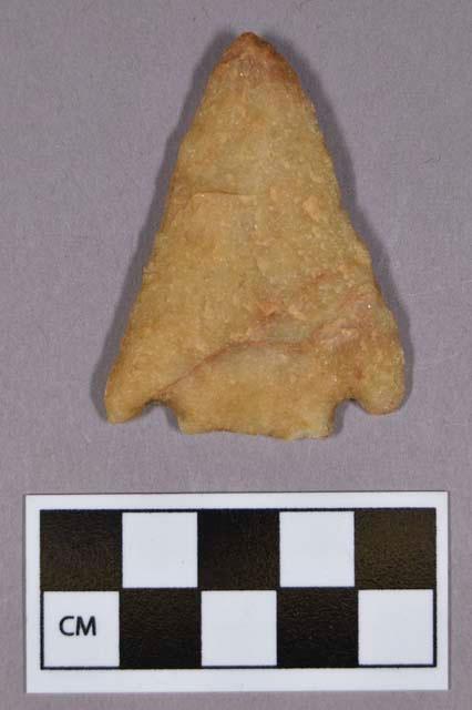 Chipped stone, projectile point, basal-notched