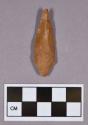 Chipped stone, projectile point, contracting-stemmed