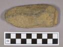 Chipped stone, biface; possible adze
