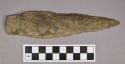 Chipped stone, projectile point, stemmed