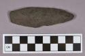 Chipped stone, projectile point, lanceolate