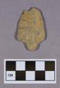 Chipped stone, projectile point fragment, stemmed