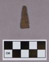 Chipped stone, projectile point, triangular