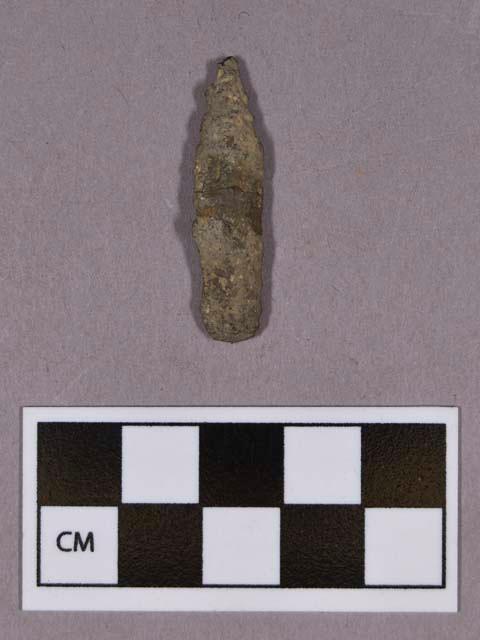 Chipped stone, projectile point, lanceolate