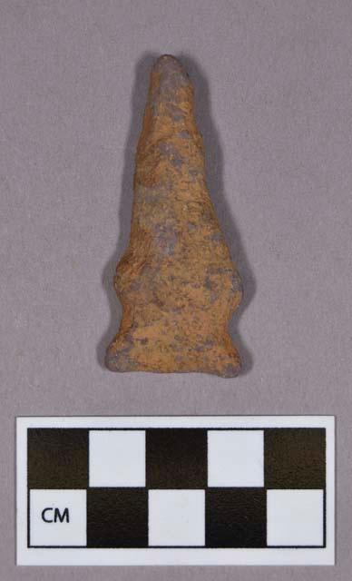 Chipped stone, projectile point, side-notched