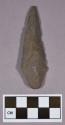 Chipped stone, projectile point, contracting-stemmed