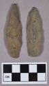 Chipped stone, projectile points, lanceolate