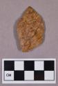 Chipped stone, projectile point, lanceolate, fragmented base