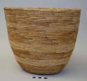 Oval basket, undecorated