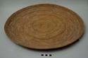 Flat basketry millet tray