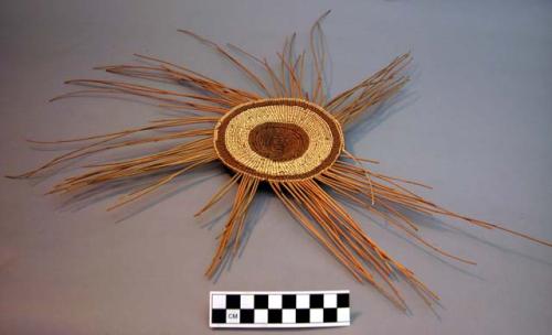 Unfinished woman's (?) hat - basketry