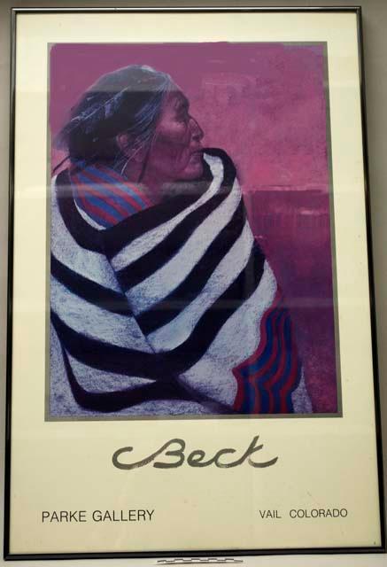 Poster: Beck, Parke Gallery, Vail, CO