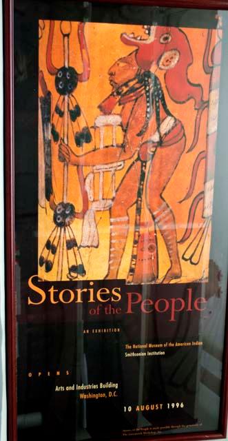 Poster: Stories of the People: an Exhibition, National Museum of the American Indian, 1996