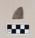 Ceramic, earthenware body sherd, incised, shell-tempered