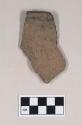 Ceramic, earthenware rim sherd, cord-impressed, shell-tempered