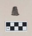 Chipped stone, projectile point fragment, serrated
