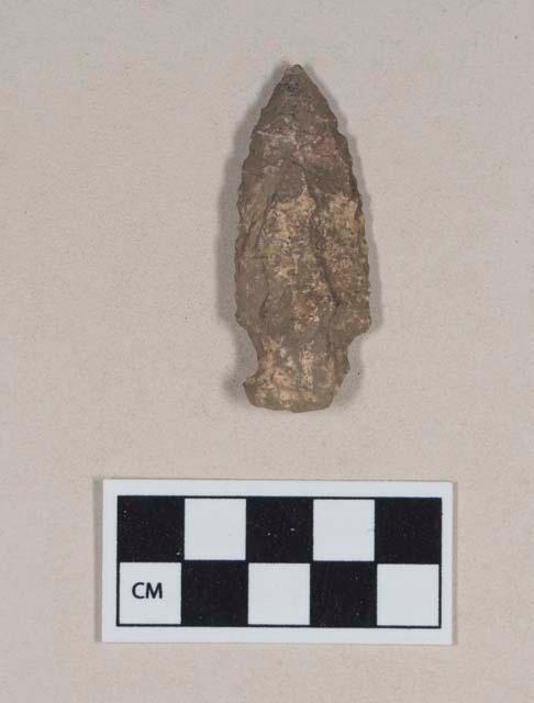 Chipped stone, projectile point, side-notched