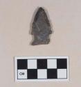 Chipped stone, projectile point, side-notched