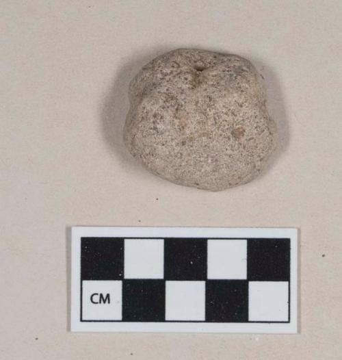 Stone, flat base, possibly worked