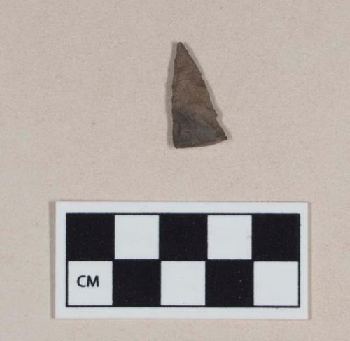 Chipped stone, projectile point tip fragment