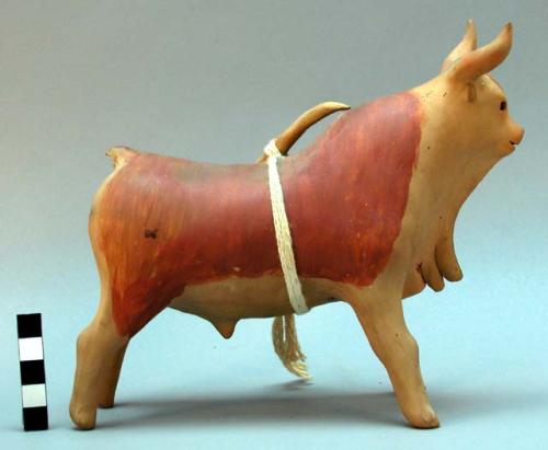 Pottery bull - used in fiesta of Sta. Barbara