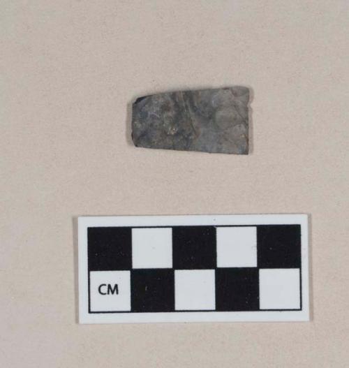 Chipped stone, biface fragment