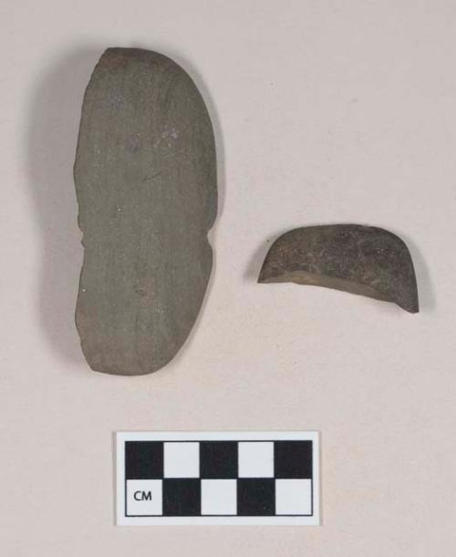 Ground stone fragments