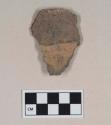 Ceramic, earthenware body sherd, undecorated, shell-tempered