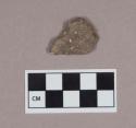 Ceramic, earthenware body sherd, undecorated, shell-tempered