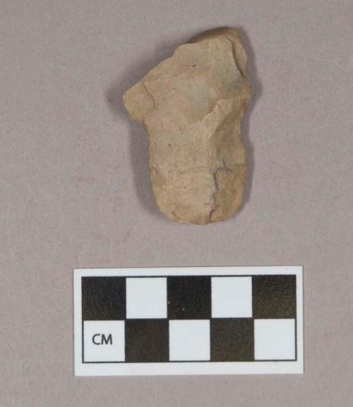 Chipped stone, projectile point fragment, stemmed