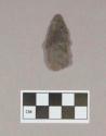 Chipped stone, projectile point, stemmed, possible preform